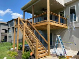 Deck Staining Job